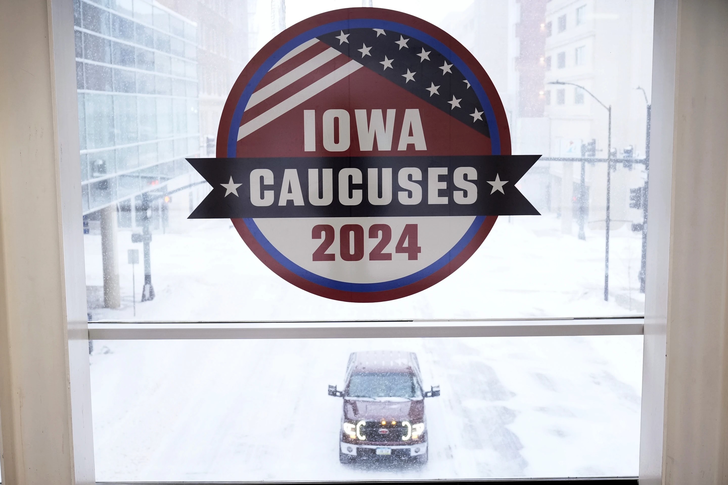 photo: Iowa Caucus office,  Des moines,Iowa